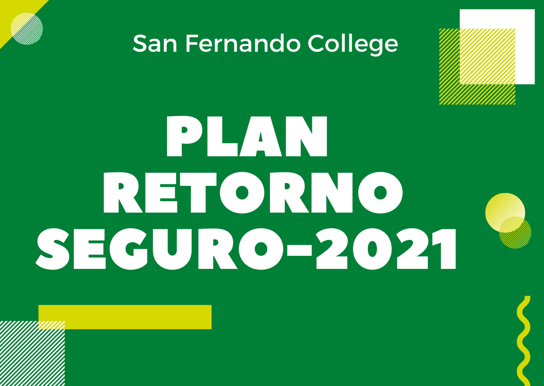 Plan de Retorno Seguro 2021