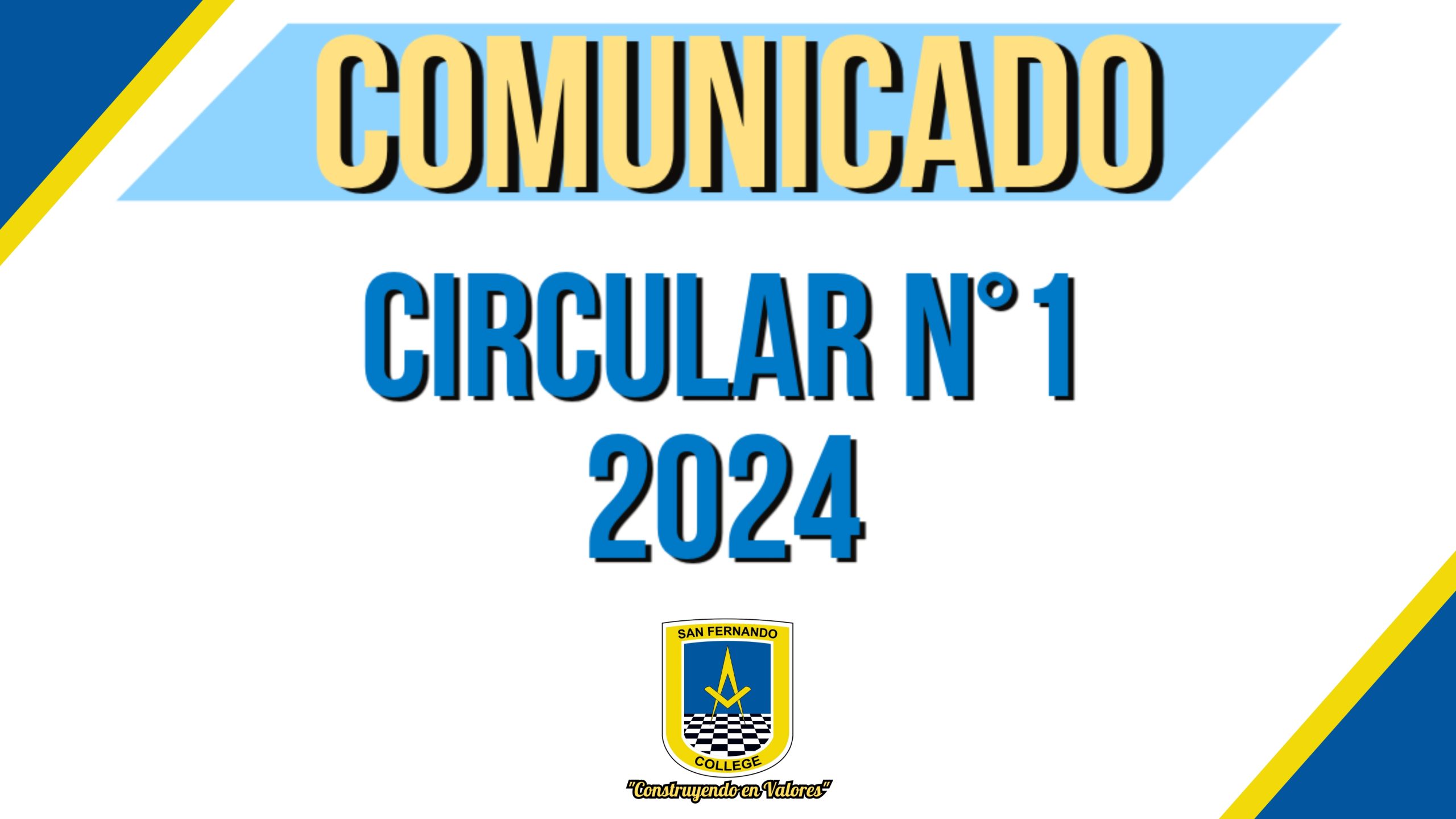 CIRCULAR N°1 2024