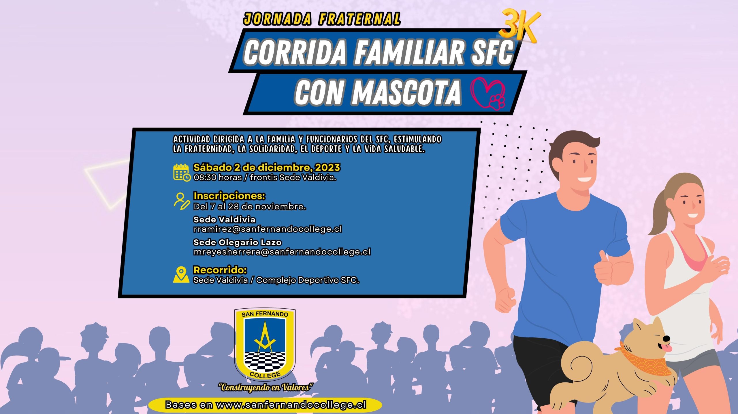 CORRIDA FAMILIAR SFC CON MASCOTA