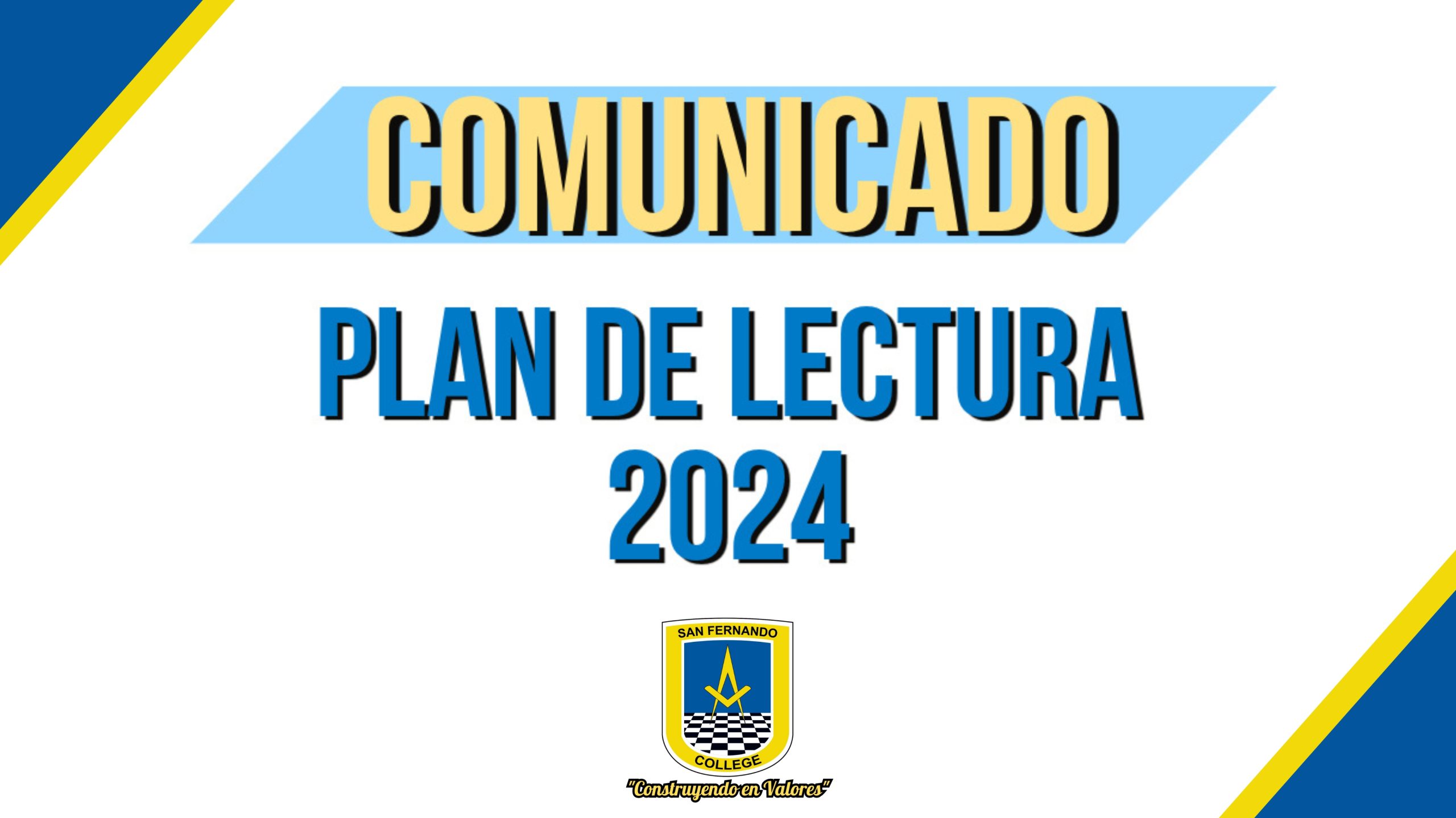 PLAN DE LECTURA 2024