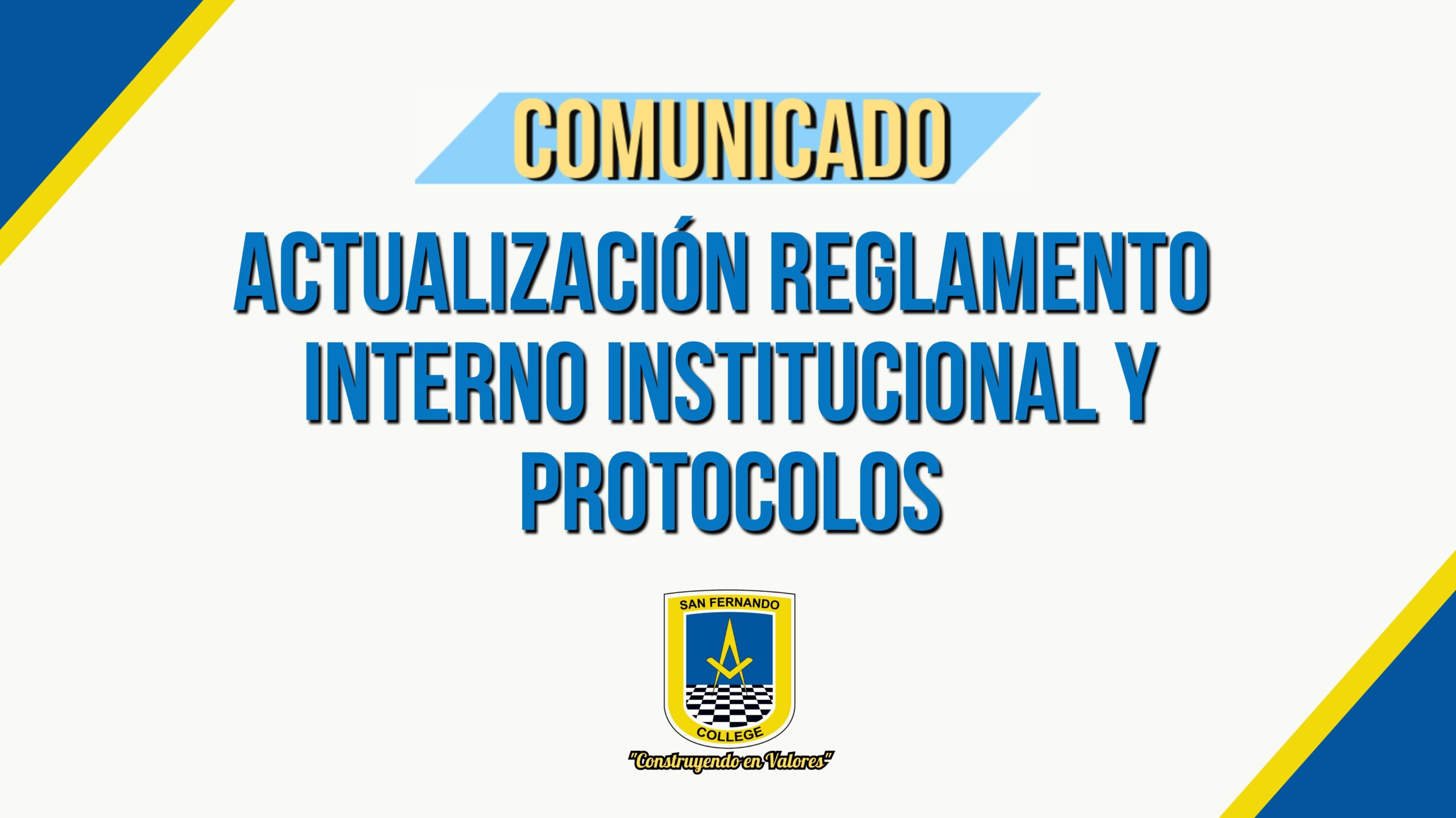 ACTUALIZACIÓN REGLAMENTO INTERNO INSTITUCIONAL 2024