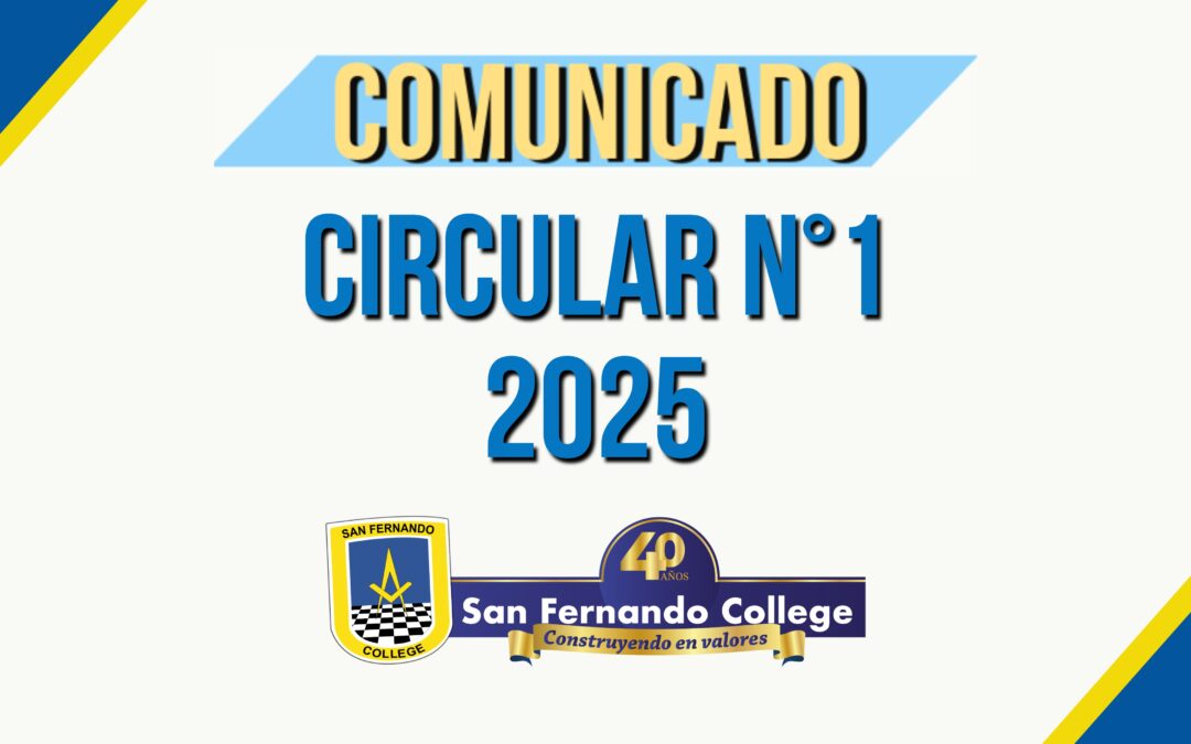 CIRCULAR N°1